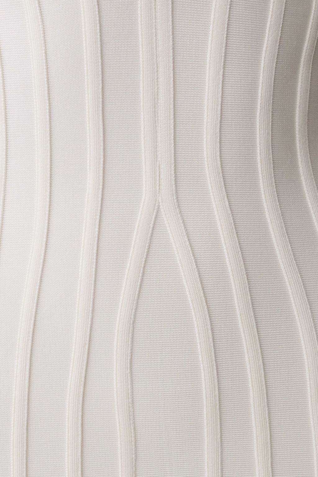 Gia Bandage Knit Midi Dress - Ivory