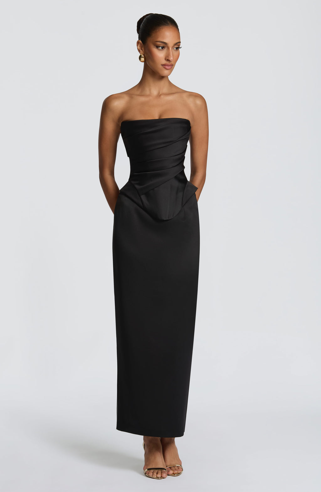 Calliope Midi Skirt - Black