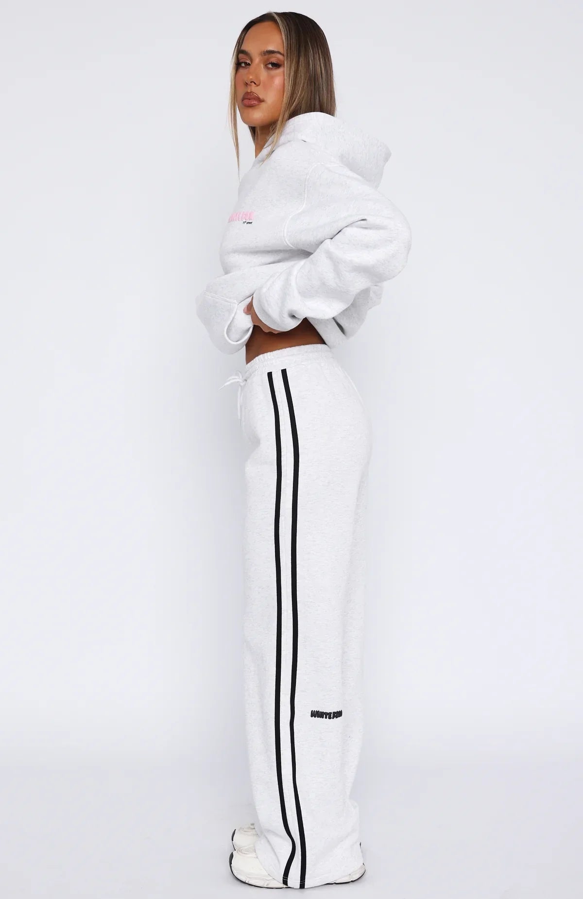 11th Street Out & About Wide Leg Sweatpants Glaze