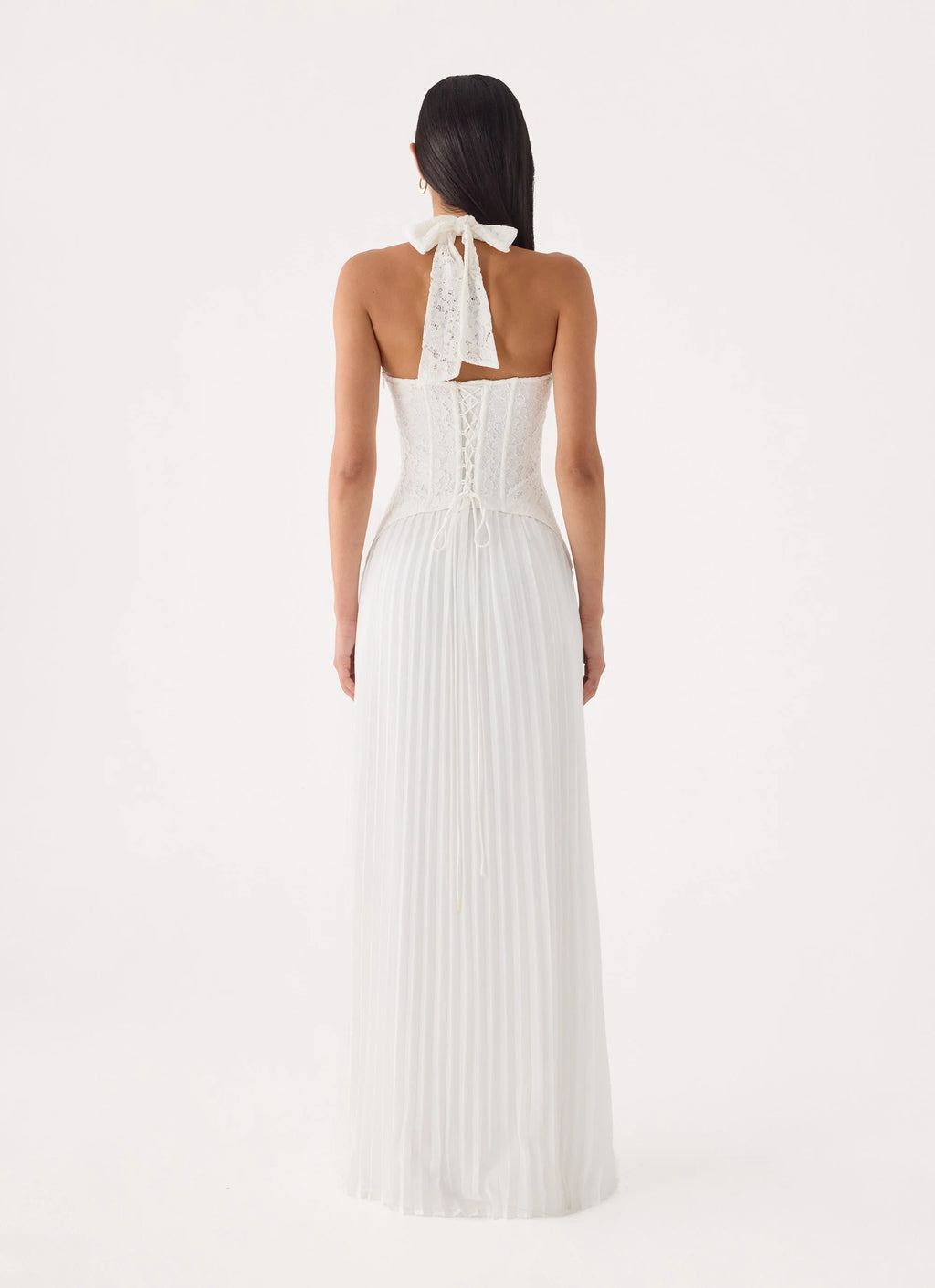 Tunnel Vision Maxi Dress - White