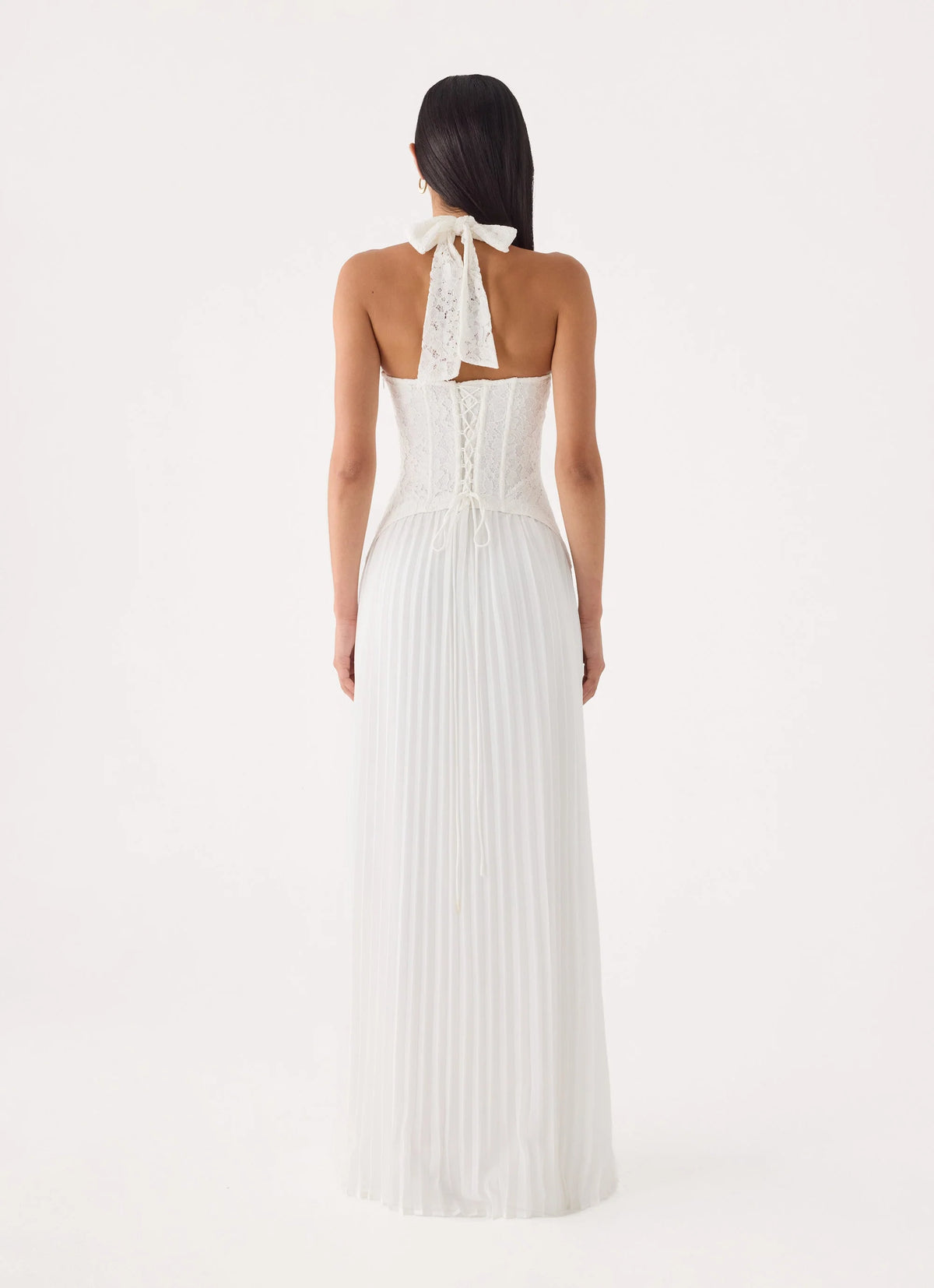 Tunnel Vision Maxi Dress - White