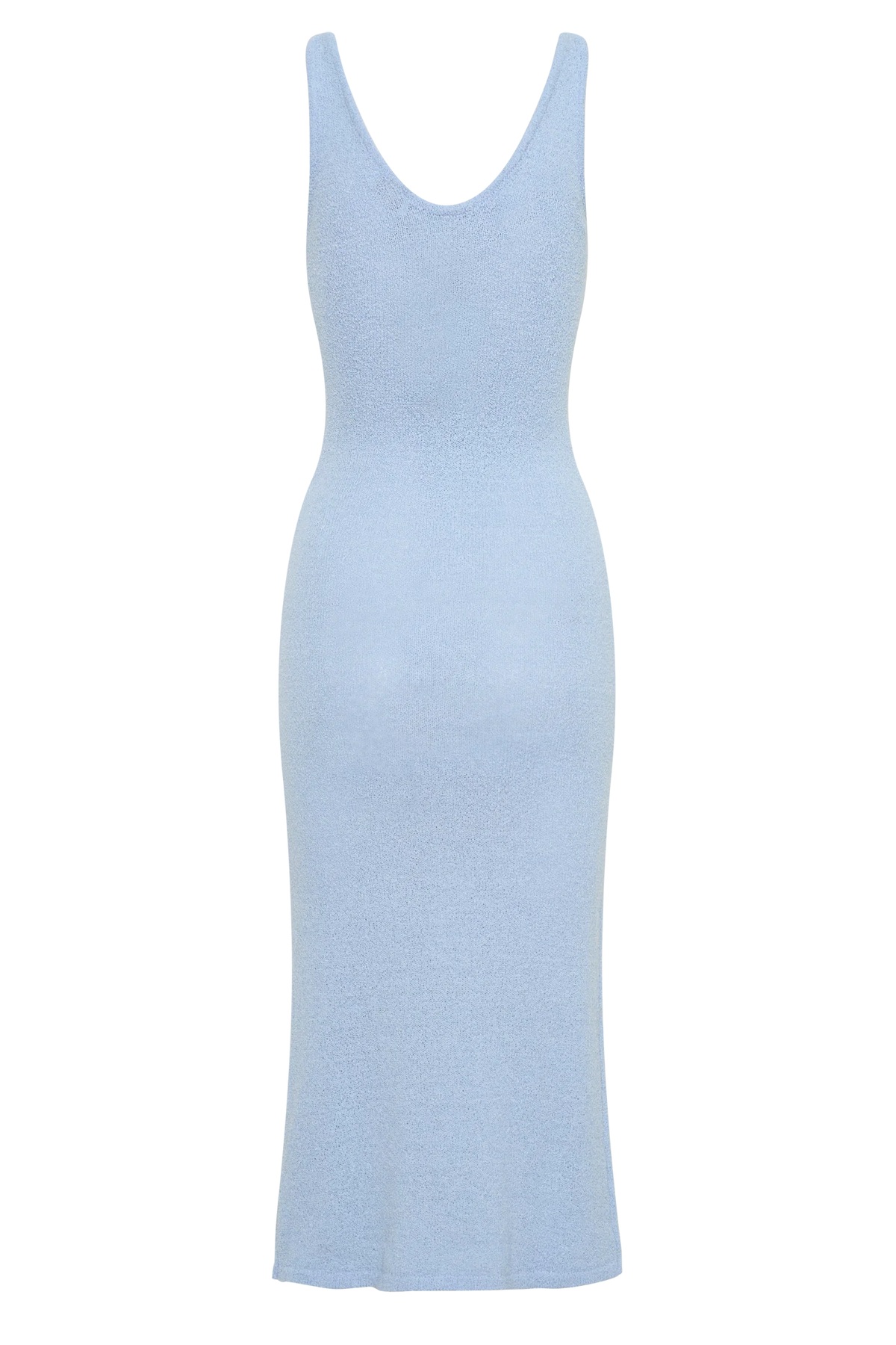 Rachael Knit Midi Dress - Light Blue