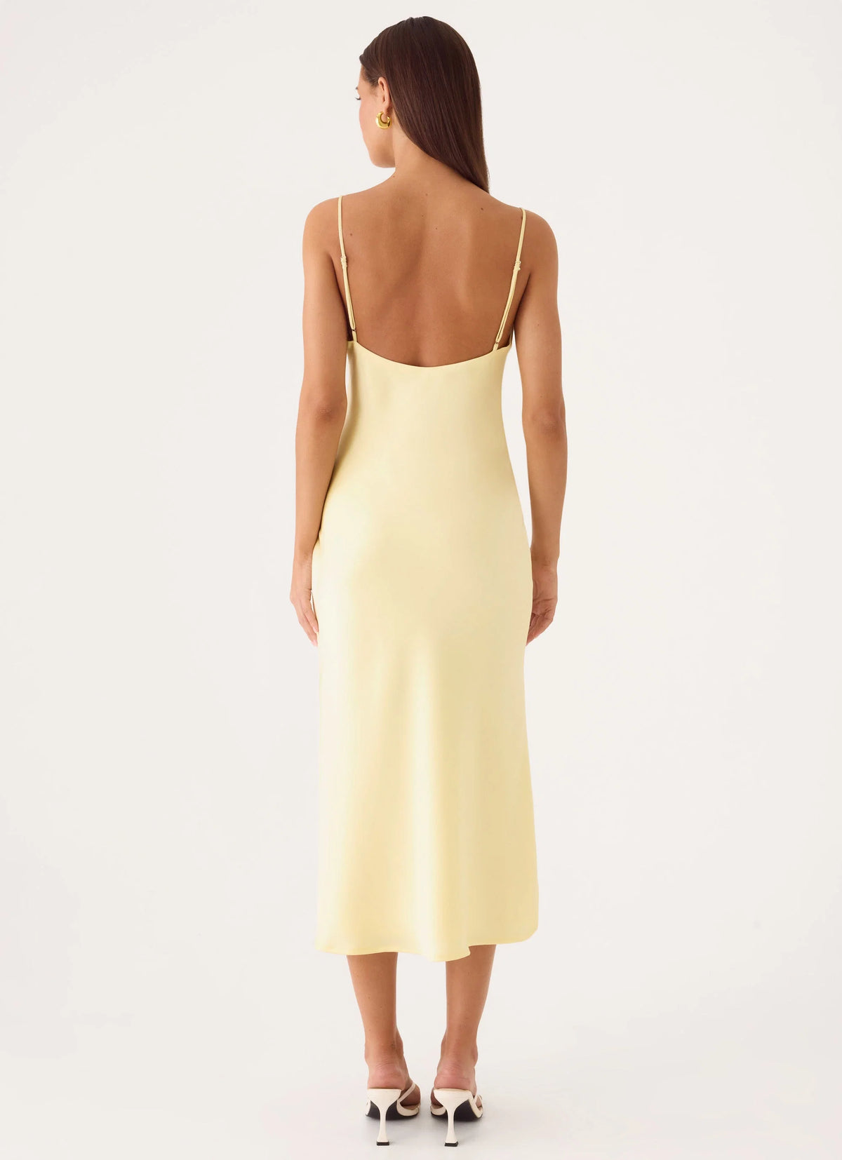Lisette Midi Dress - Yellow
