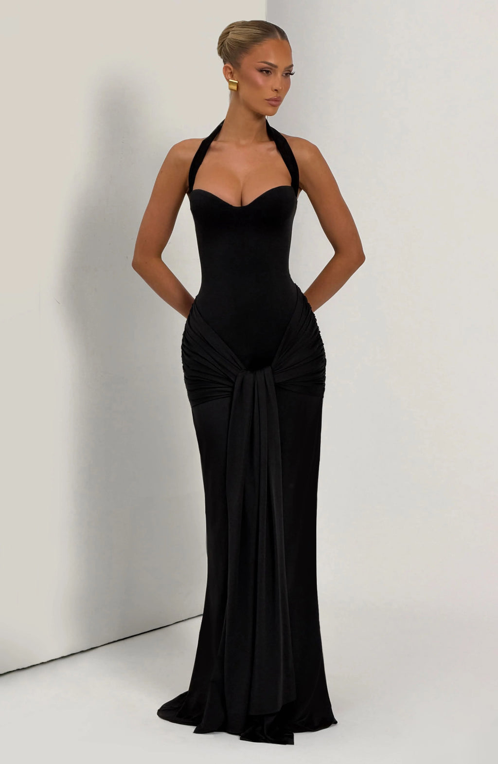 Gia Maxi Dress - Black