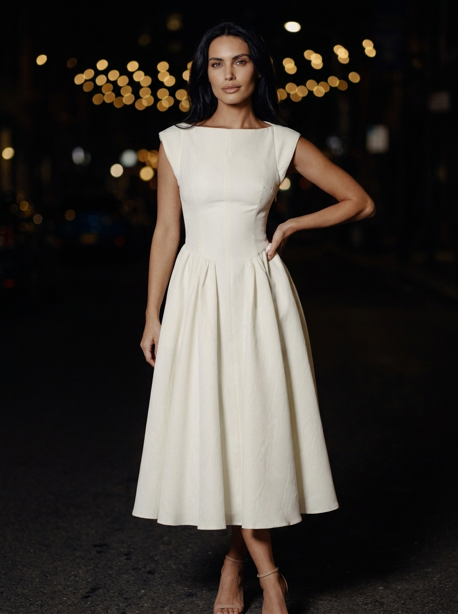 CAMILLE ELEGANCE MIDI DRESS