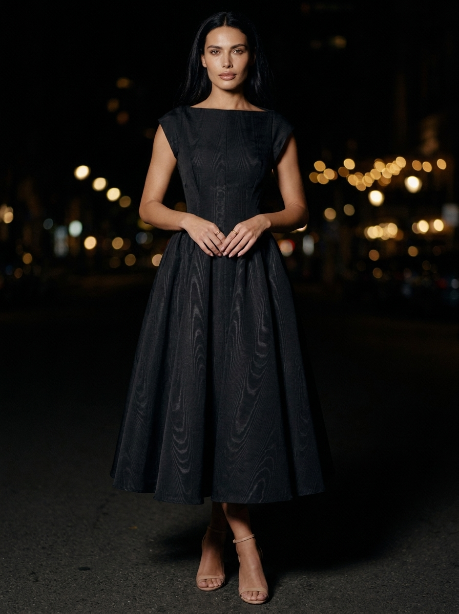 CAMILLE ELEGANCE MIDI DRESS
