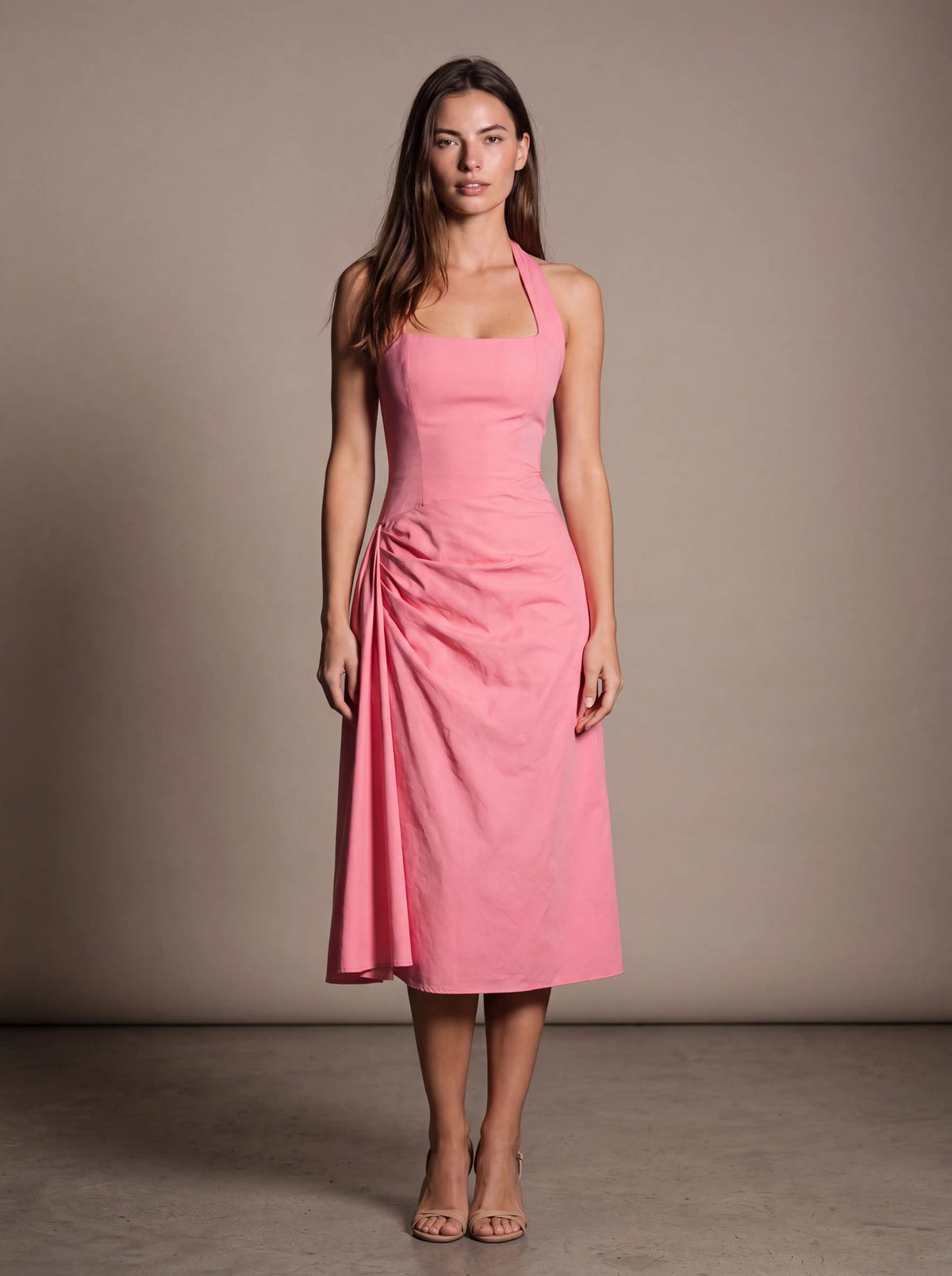 WHITNEY MIDI DRESS