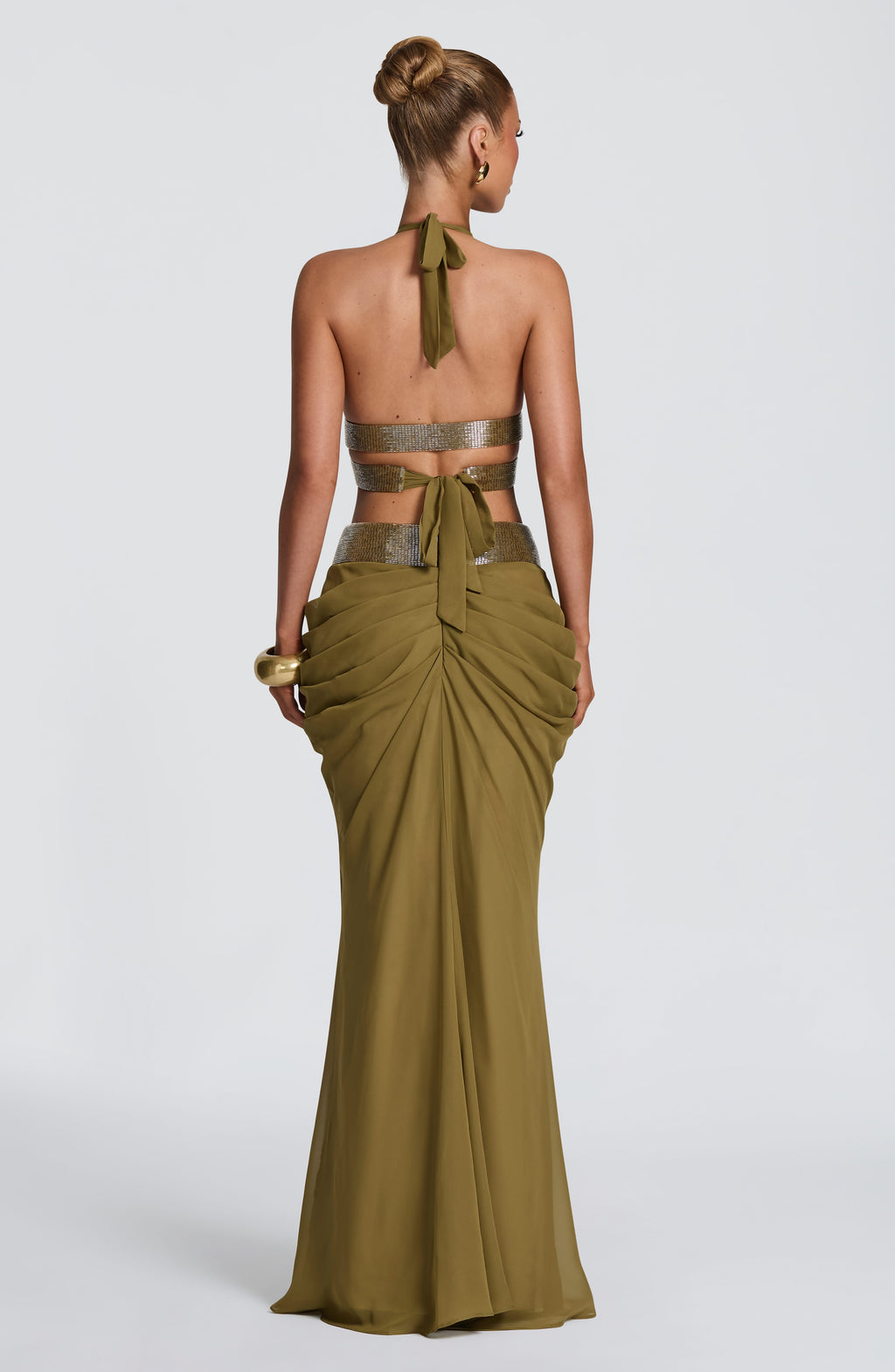 Sophie Maxi Skirt - Deep Olive
