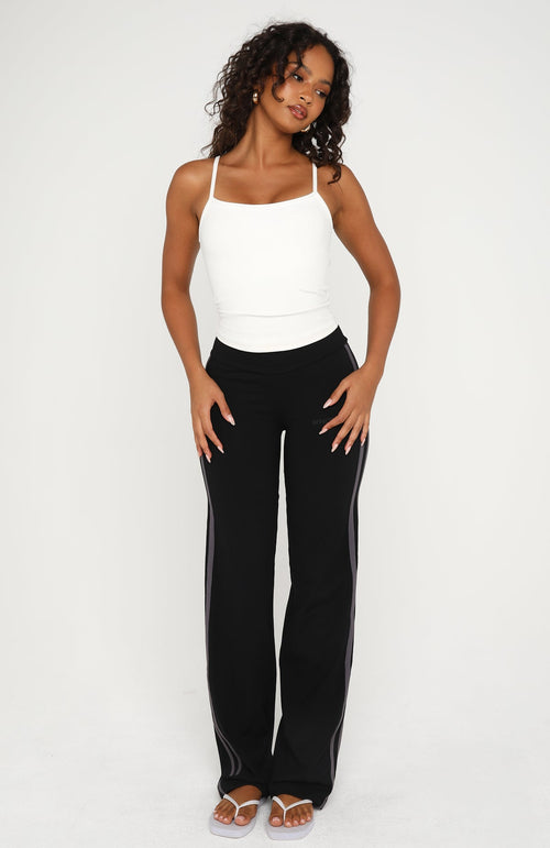 Almost Ready Straight Leg Pants Black